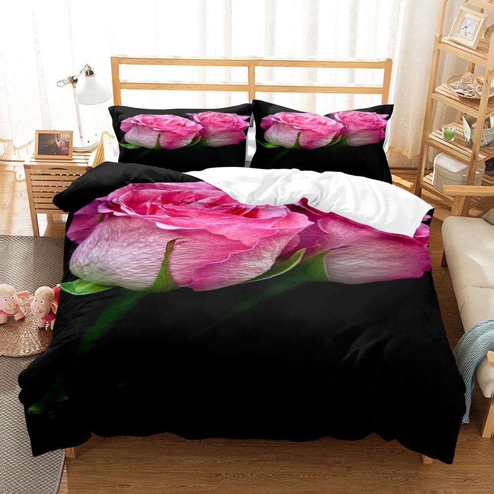 Pink Rose Duvet Cover Rose Twin Bedding Set for Valentine s Day Mother s Day Flower Theme Double Twin King Polyester Quilt Cover Tool EU single(135x200cm)
Pink Rose Duvet Cover Rose Twin Bedding Set for Valentine s Day Mother s Day Flower Theme Double Twin King Polyester Quilt Cover Tool EU single(135x200cm)