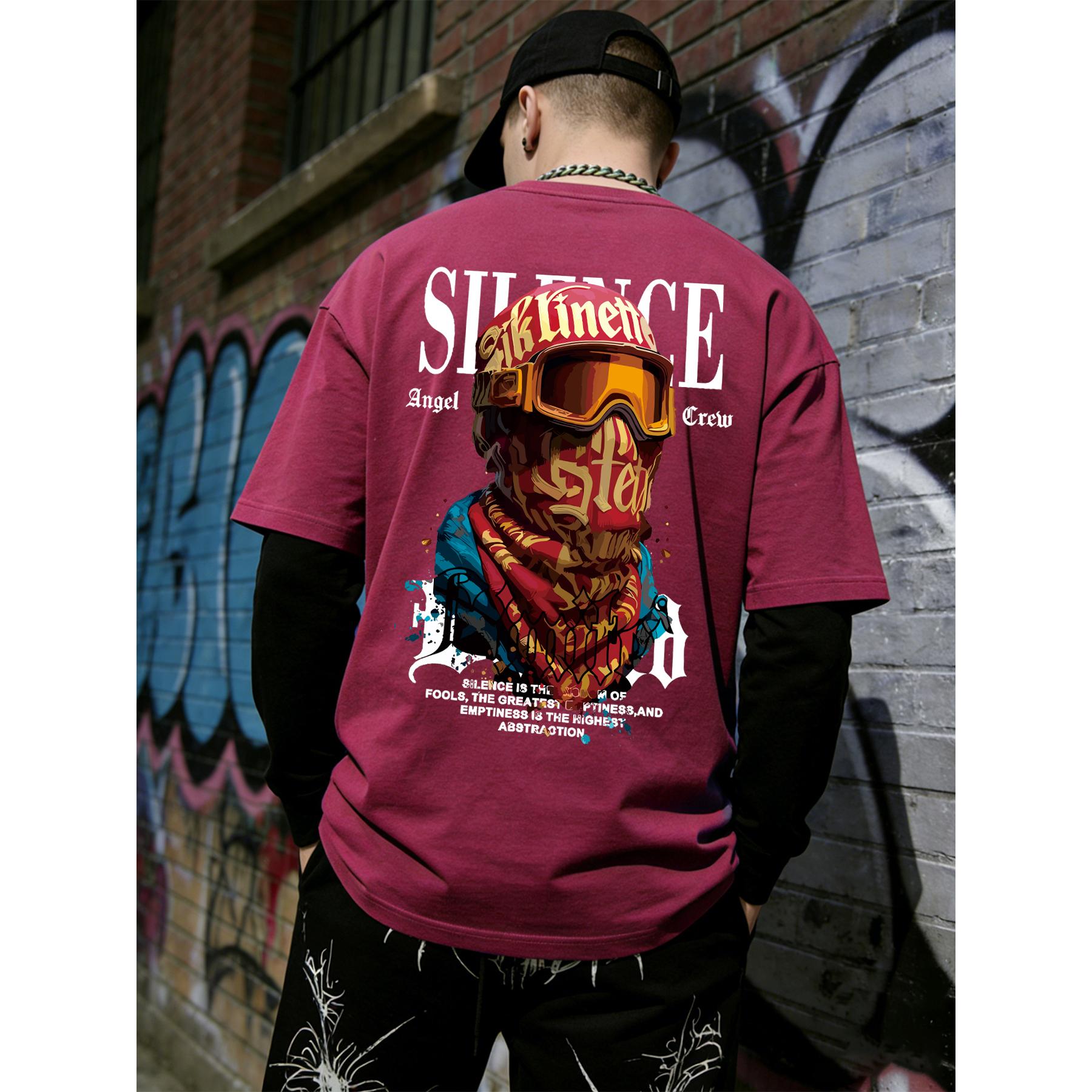 American Streetwear-Style Long-Sleeve T-Shirt with Masked Man, Gold Chain, and Cash Print Hip-Hop Street Style XXL рожевий червоний колір
American Streetwear-Style Long-Sleeve T-Shirt with Masked Man, Gold Chain, and Cash Print Hip-Hop Street Style XXL рожевий червоний колір