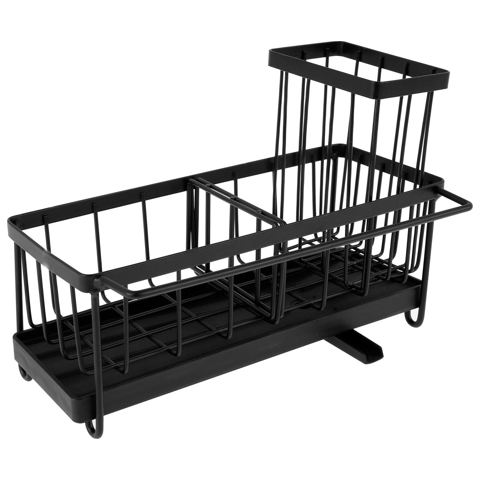 Kitchen Sink Drain Rack Sponge Cleaning Tools Storage Holder Carbon Steel Wire Ball Rag Hanger Sink Countertop Organizer
Kitchen Sink Drain Rack Sponge Cleaning Tools Storage Holder Carbon Steel Wire Ball Rag Hanger Sink Countertop Organizer