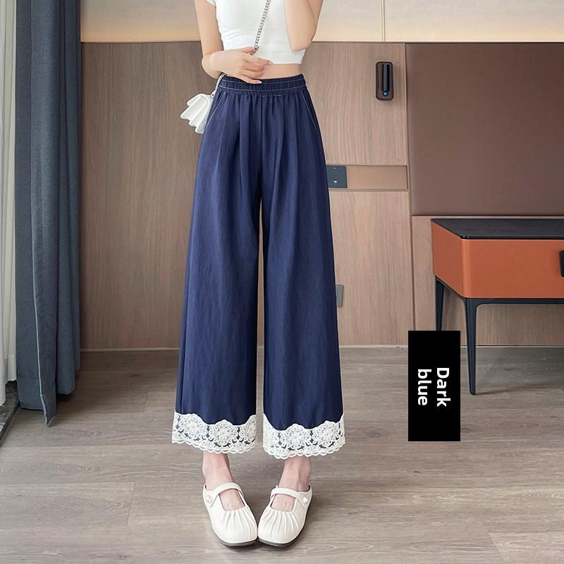 Elastic Waist Tencel Jeans for Women, Summer Thin High-Waisted Straight-Leg Narrow Lace Wide-Leg Pants 3XL темно-синього кольору
Elastic Waist Tencel Jeans for Women, Summer Thin High-Waisted Straight-Leg Narrow Lace Wide-Leg Pants 3XL темно-синього кольору