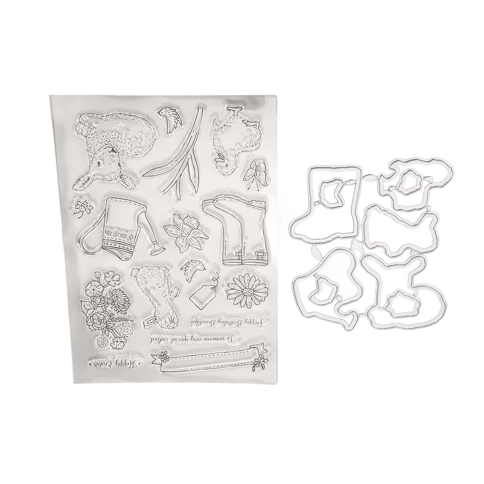 Clear Stamps Transparent TPR DIY Making Reusable Easy Carving Embossing Tool for Card Making
Clear Stamps Transparent TPR DIY Making Reusable Easy Carving Embossing Tool for Card Making