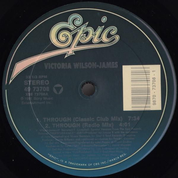 12inch Record VICTORIA WILSONJAMES Through 4973708 Epic 1991 US Dance Electronica Used
12inch Record VICTORIA WILSONJAMES Through 4973708 Epic 1991 US Dance Electronica Used