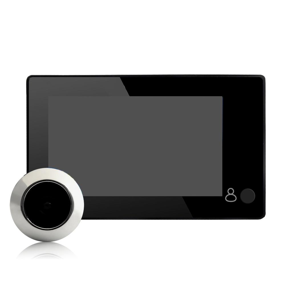 YB-43CH-black 4.3inch TFT Hidden Peephole Viewer 145° Wide Angle 2.0MP HD Security Camera A
YB-43CH-black 4.3inch TFT Hidden Peephole Viewer 145° Wide Angle 2.0MP HD Security Camera A