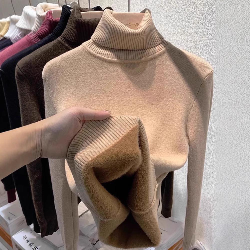 Women s Mink Velvet Turtleneck Sweater - Thick, Plus-Size, 2024 Autumn/Winter Collection One size (90-125 jin)
Women s Mink Velvet Turtleneck Sweater - Thick, Plus-Size, 2024 Autumn/Winter Collection One size (90-125 jin)