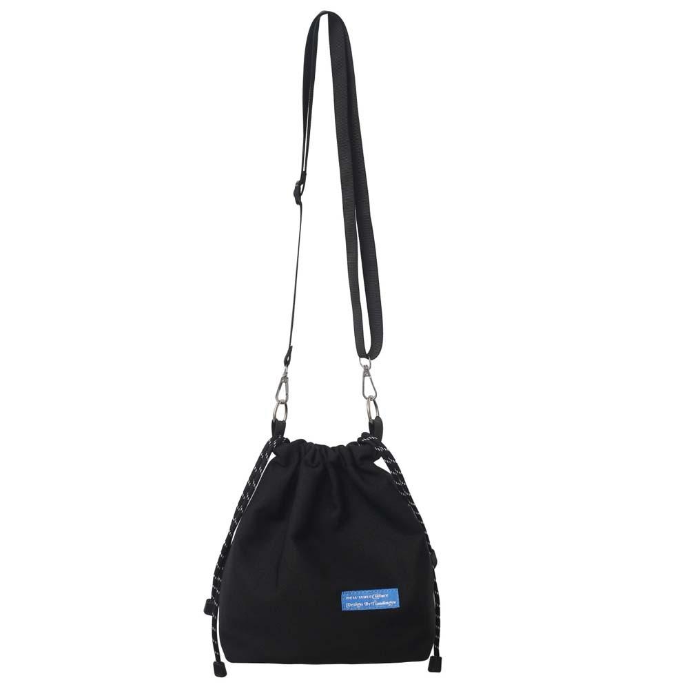 Casual Drawstring Bucket Bag Storage Men Crossbody Bag Korean Style Shoulder Bag Travel чорний
Casual Drawstring Bucket Bag Storage Men Crossbody Bag Korean Style Shoulder Bag Travel чорний