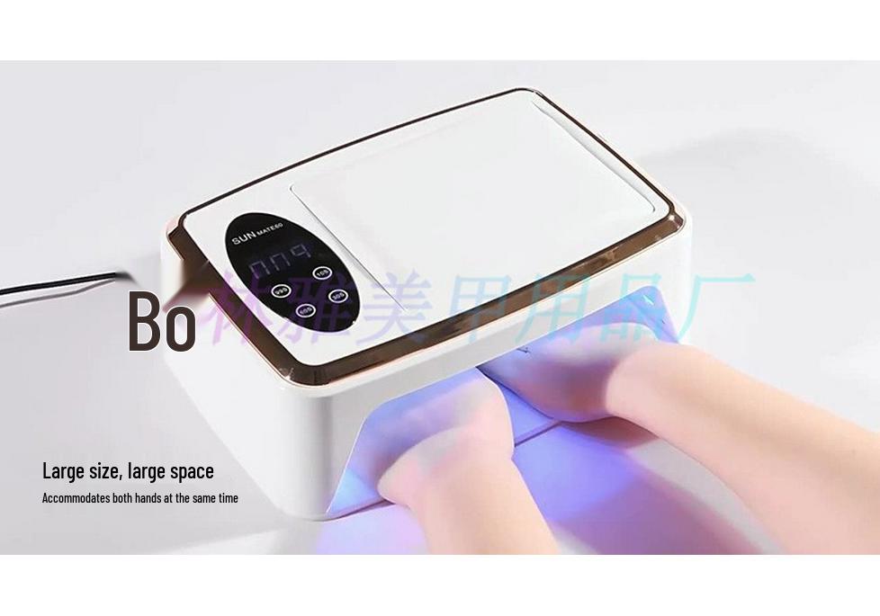 SUN MATE60 Машина для світлотерапії нігтів - 380 Вт з подушкою для рук та 90 світлодіодами
SUN MATE60 Машина для світлотерапії нігтів - 380 Вт з подушкою для рук та 90 світлодіодами
