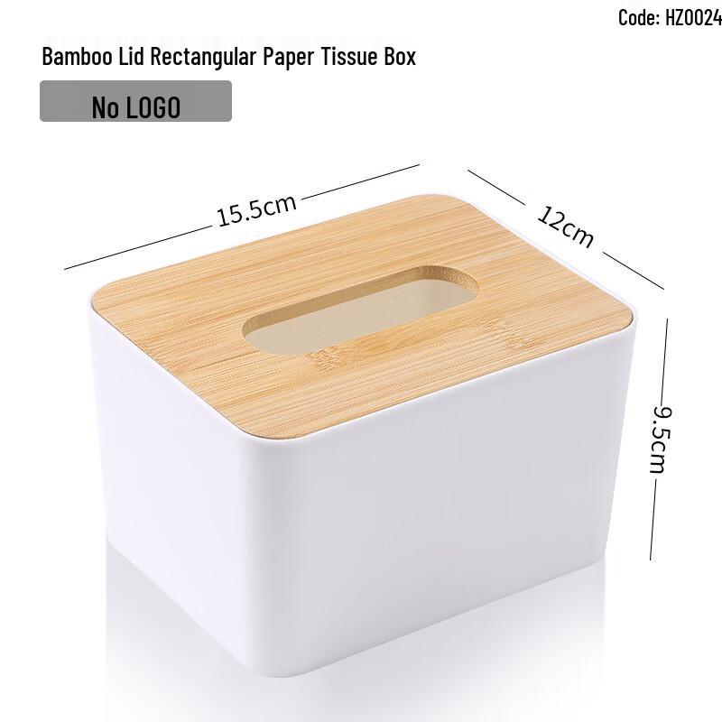 Zhi Shi PP Plastic Tissue Box with Bamboo Lid - 2 Pack
Zhi Shi PP Plastic Tissue Box with Bamboo Lid - 2 Pack