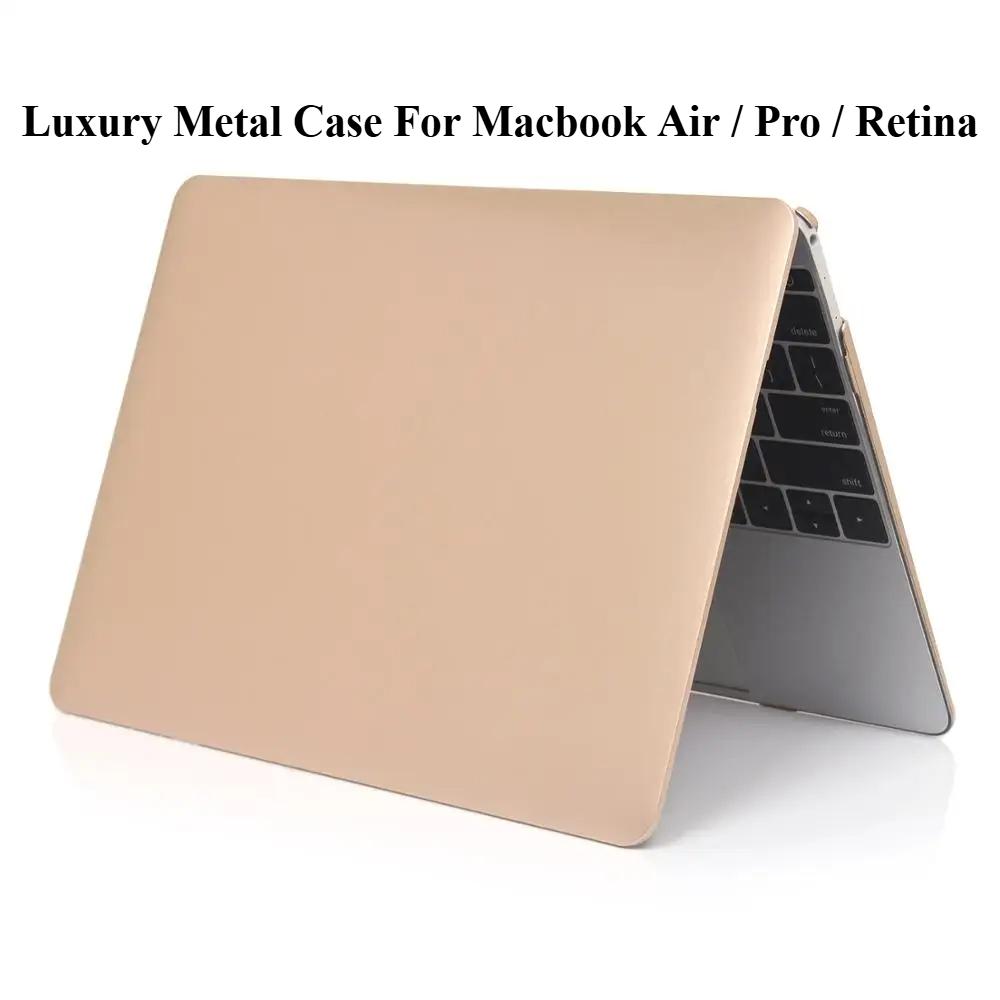 Роскошный золотой серебристый металлический чехол для Macbook Air 11 13 дюймов Чехлы для ноутбуков Mac Book Pro 12 13 15 16 16.2 Чехол Air11.6 A1370 A1465 золотой
Роскошный золотой серебристый металлический чехол для Macbook Air 11 13 дюймов Чехлы для ноутбуков Mac Book Pro 12 13 15 16 16.2 Чехол Air11.6 A1370 A1465 золотой