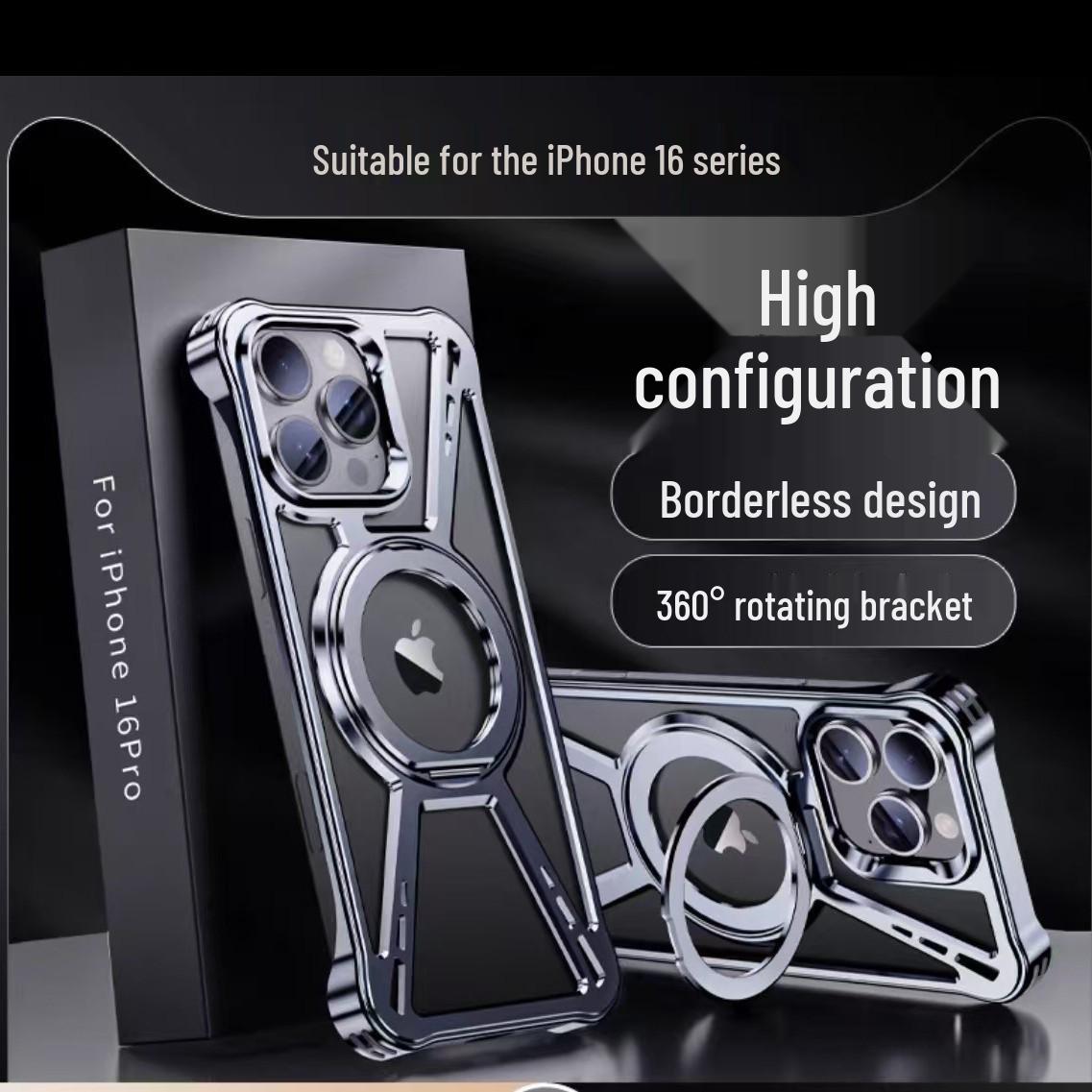 Apple 17 Pro Max 16 Pro Borderless Z Case: Magnetic, Rotating, Anti-Drop Metal Phone Cover iPhone 17 Pro
Apple 17 Pro Max 16 Pro Borderless Z Case: Magnetic, Rotating, Anti-Drop Metal Phone Cover iPhone 17 Pro