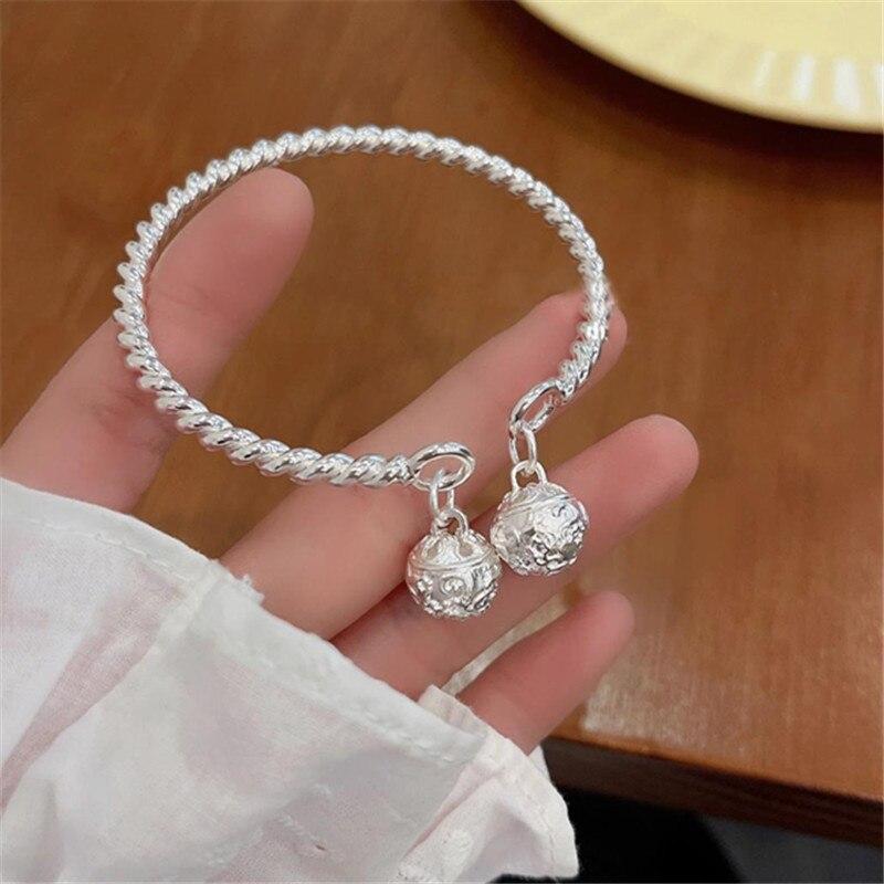 Стерлингового серебра 925 пробы, колокольчики с кисточками, круглые плетения из бисера, браслет-подвеска и браслет для женщин, элегантные модные украшения, Sl199
Стерлингового серебра 925 пробы, колокольчики с кисточками, круглые плетения из бисера, браслет-подвеска и браслет для женщин, элегантные модные украшения, Sl199