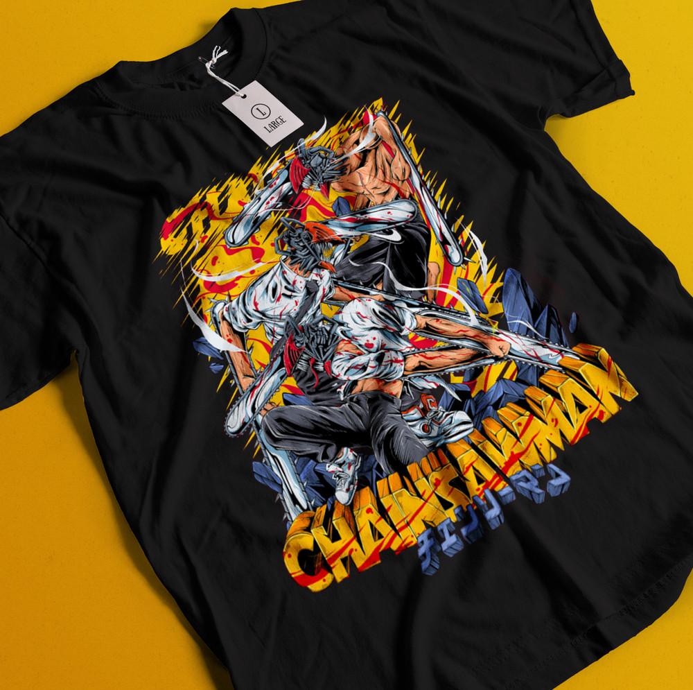 Chainsaw Man Makima T-Shirt Asa Aki Anime Denji Shirt Power Tshirt All Size Tee L
Chainsaw Man Makima T-Shirt Asa Aki Anime Denji Shirt Power Tshirt All Size Tee L