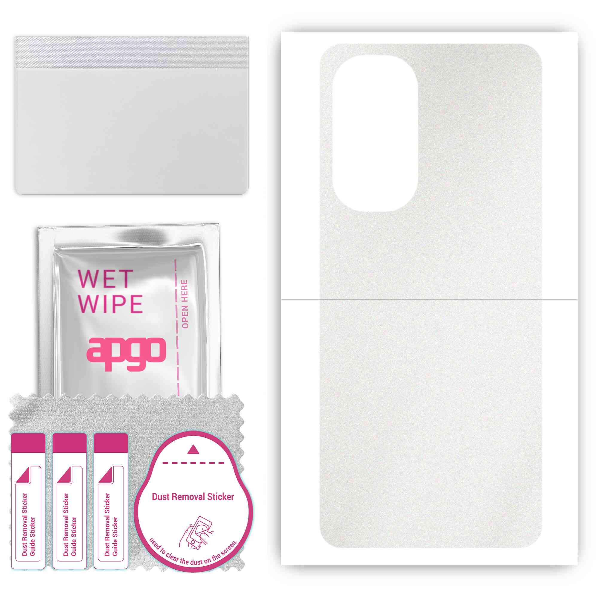 apgo Protective Skin Sticker for the back compatible with Motorola Moto G51, Wrap Film, Foil, Vinyl - Pattern Matte Transparent
apgo Protective Skin Sticker for the back compatible with Motorola Moto G51, Wrap Film, Foil, Vinyl - Pattern Matte Transparent