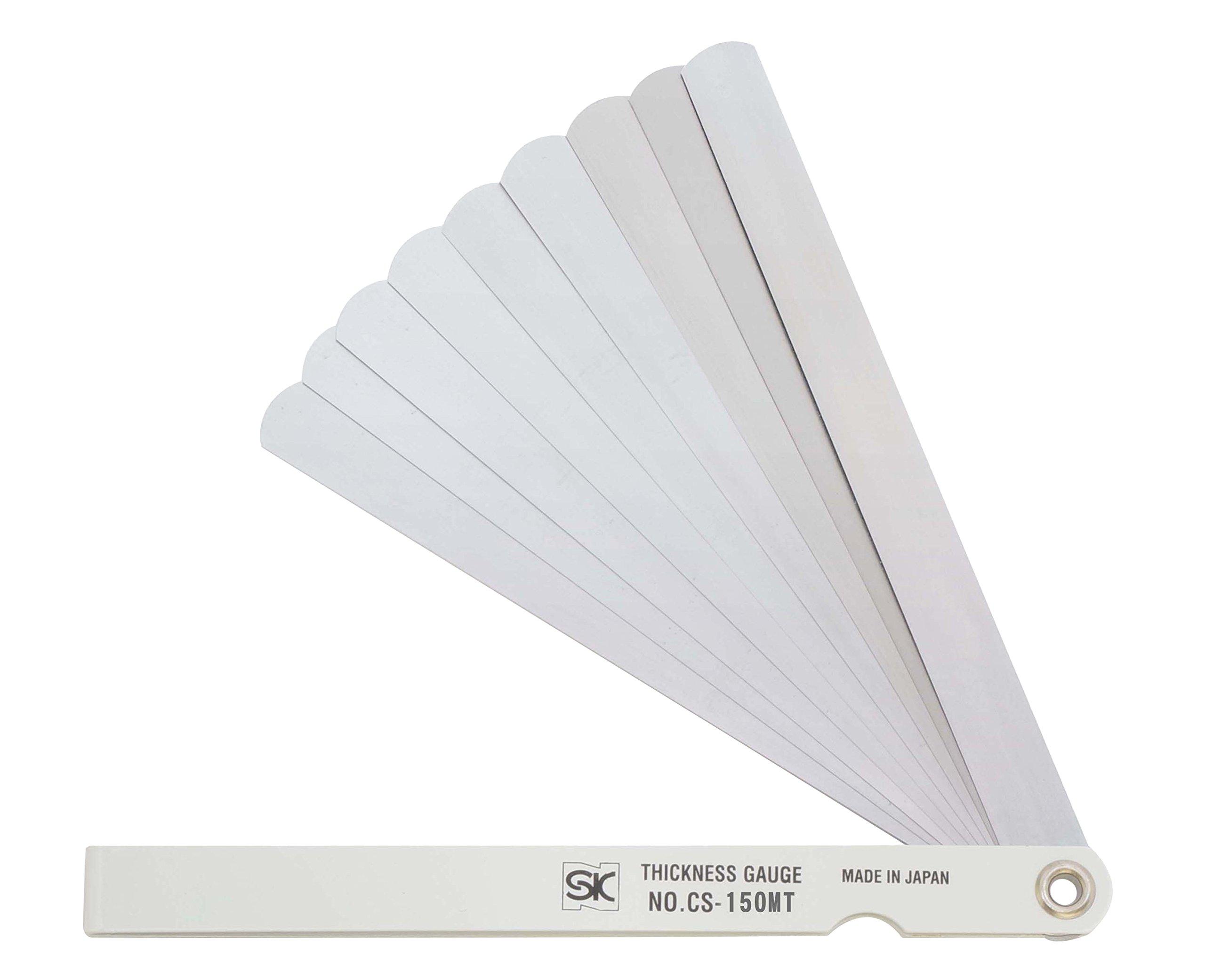 Niigata Seiki SK Made in Japan Thickness Gauge Color Sleeve Type White 12 Pieces 150mm (Gap Gauge) CS-150MT 0.04-3.00mm
Niigata Seiki SK Made in Japan Thickness Gauge Color Sleeve Type White 12 Pieces 150mm (Gap Gauge) CS-150MT 0.04-3.00mm