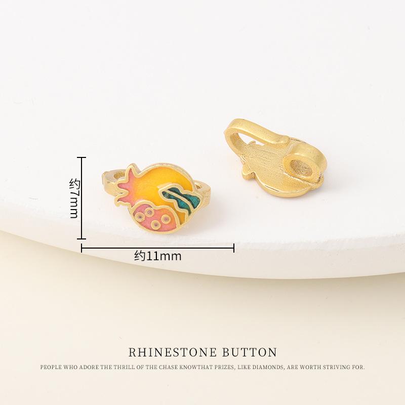 5pcs Copper-Plated Alluvial Gold Auspicious Butterfly Button Chinese Jacket Cheongsam Hanfu Button Diy Bracelet Buckle Buckle Duozi Duofu
5pcs Copper-Plated Alluvial Gold Auspicious Butterfly Button Chinese Jacket Cheongsam Hanfu Button Diy Bracelet Buckle Buckle Duozi Duofu