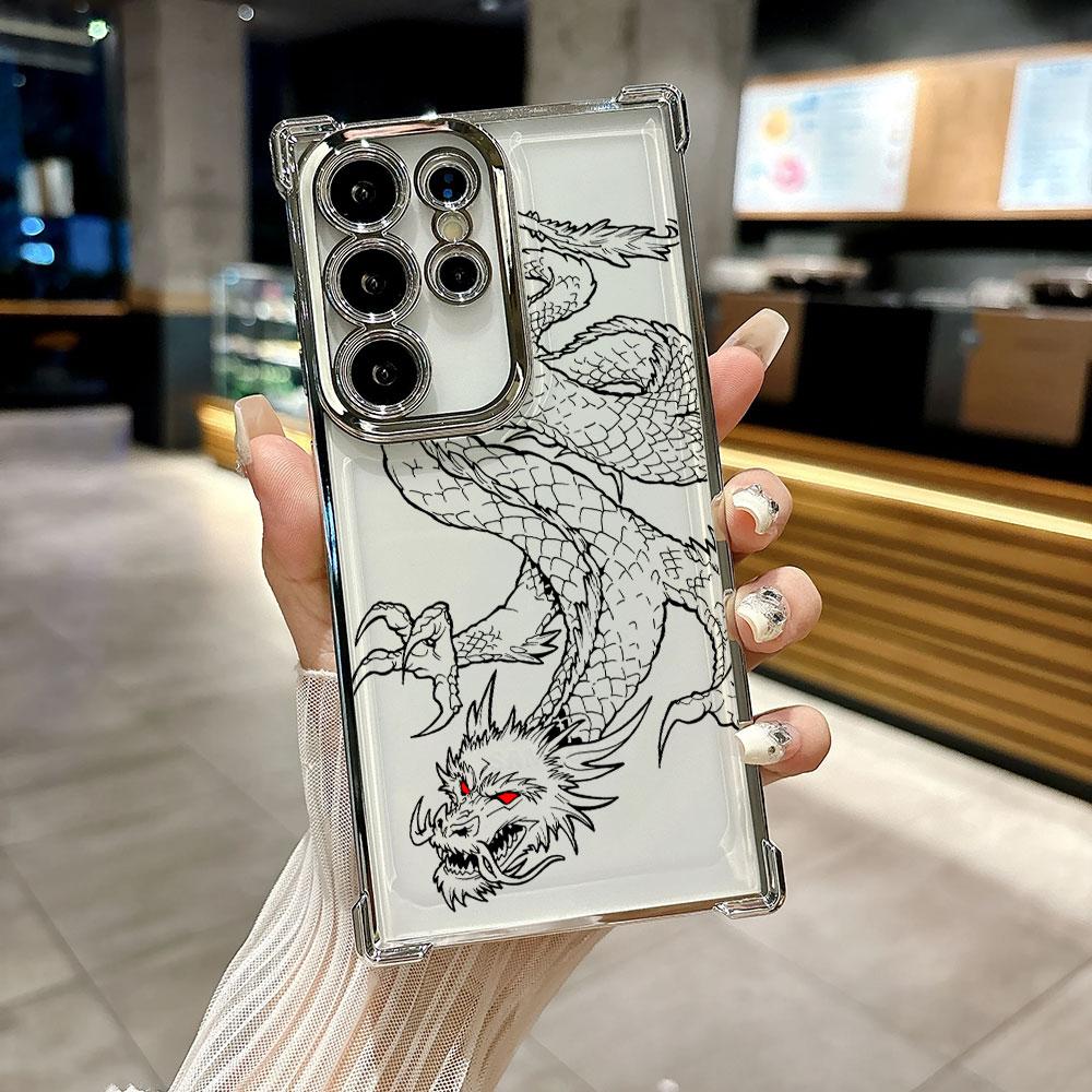 Dragon Line Art Pattern Funda For Samsung S26 Ultra Phone Case For Galaxy S25 FE S26 S24 S23 S22 S21 Ultra S20 Plus Clear Cover Galaxy S20 FE
Dragon Line Art Pattern Funda For Samsung S26 Ultra Phone Case For Galaxy S25 FE S26 S24 S23 S22 S21 Ultra S20 Plus Clear Cover Galaxy S20 FE