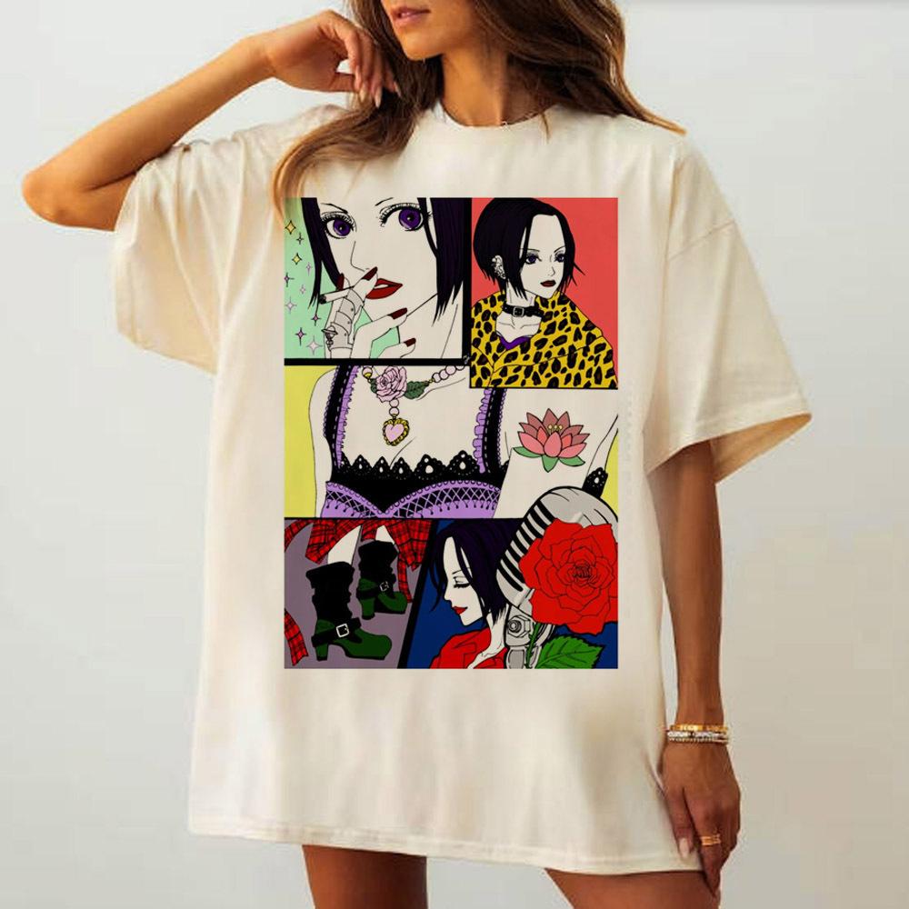 Nana tshirt teen Graphic Pop Culture streetwear Punk harajuku Trendy University Pastel korean clothes Punk Graphic aesthetic S
Nana tshirt teen Graphic Pop Culture streetwear Punk harajuku Trendy University Pastel korean clothes Punk Graphic aesthetic S