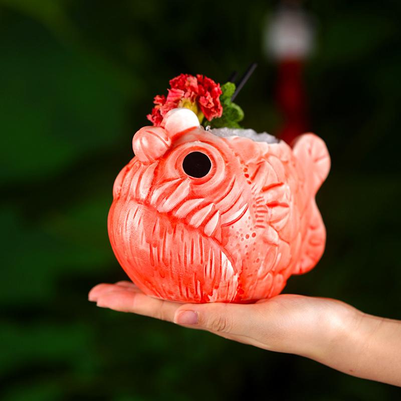 Piranha Ceramic Mug Tiki Cocktail Glass Hawaii Bar Ocean Beach Party Drinkware Wineglass Fish Shape Smoothie Drink Cup Wholesale 710ml
Piranha Ceramic Mug Tiki Cocktail Glass Hawaii Bar Ocean Beach Party Drinkware Wineglass Fish Shape Smoothie Drink Cup Wholesale 710ml