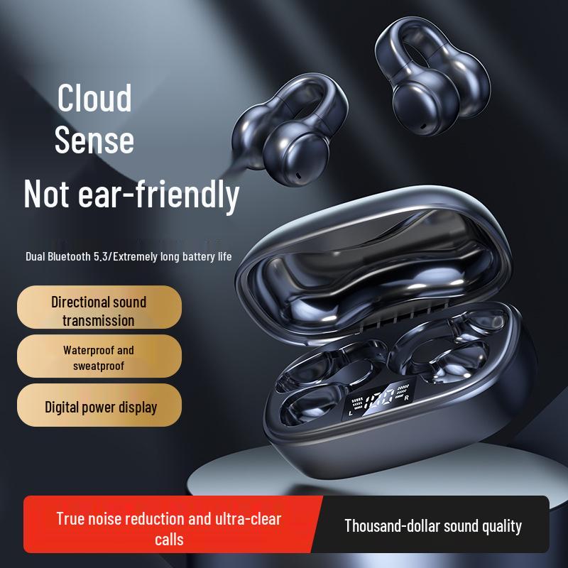 LM38 Bone Conduction Ear Clip Bluetooth TWS Sports Earphones White YM38
LM38 Bone Conduction Ear Clip Bluetooth TWS Sports Earphones White YM38