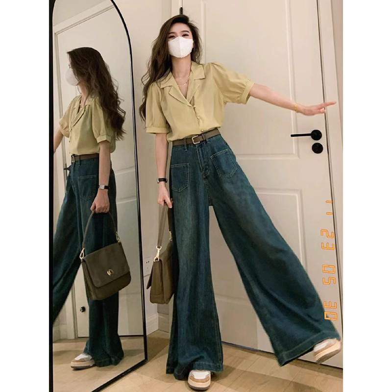 Women s High-Waisted Wide-Leg Jeans - Retro Summer 2024 American Street Design L
Women s High-Waisted Wide-Leg Jeans - Retro Summer 2024 American Street Design L