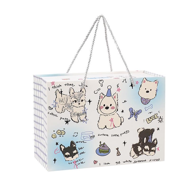 Children s Birthday Gift Box - Cream White Puppy Cartoon Magnetic Flip-Top
Children s Birthday Gift Box - Cream White Puppy Cartoon Magnetic Flip-Top