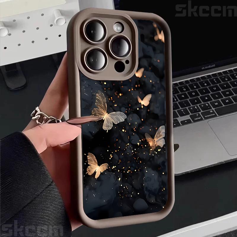 Gold Butterfly Silicone Phone Case For Samsung Galaxy S25 S24 S23 Ultra S22 Plus S21 S20 FE A54 A55 A15 A35 Shockproof Cover A35 5G
Gold Butterfly Silicone Phone Case For Samsung Galaxy S25 S24 S23 Ultra S22 Plus S21 S20 FE A54 A55 A15 A35 Shockproof Cover A35 5G