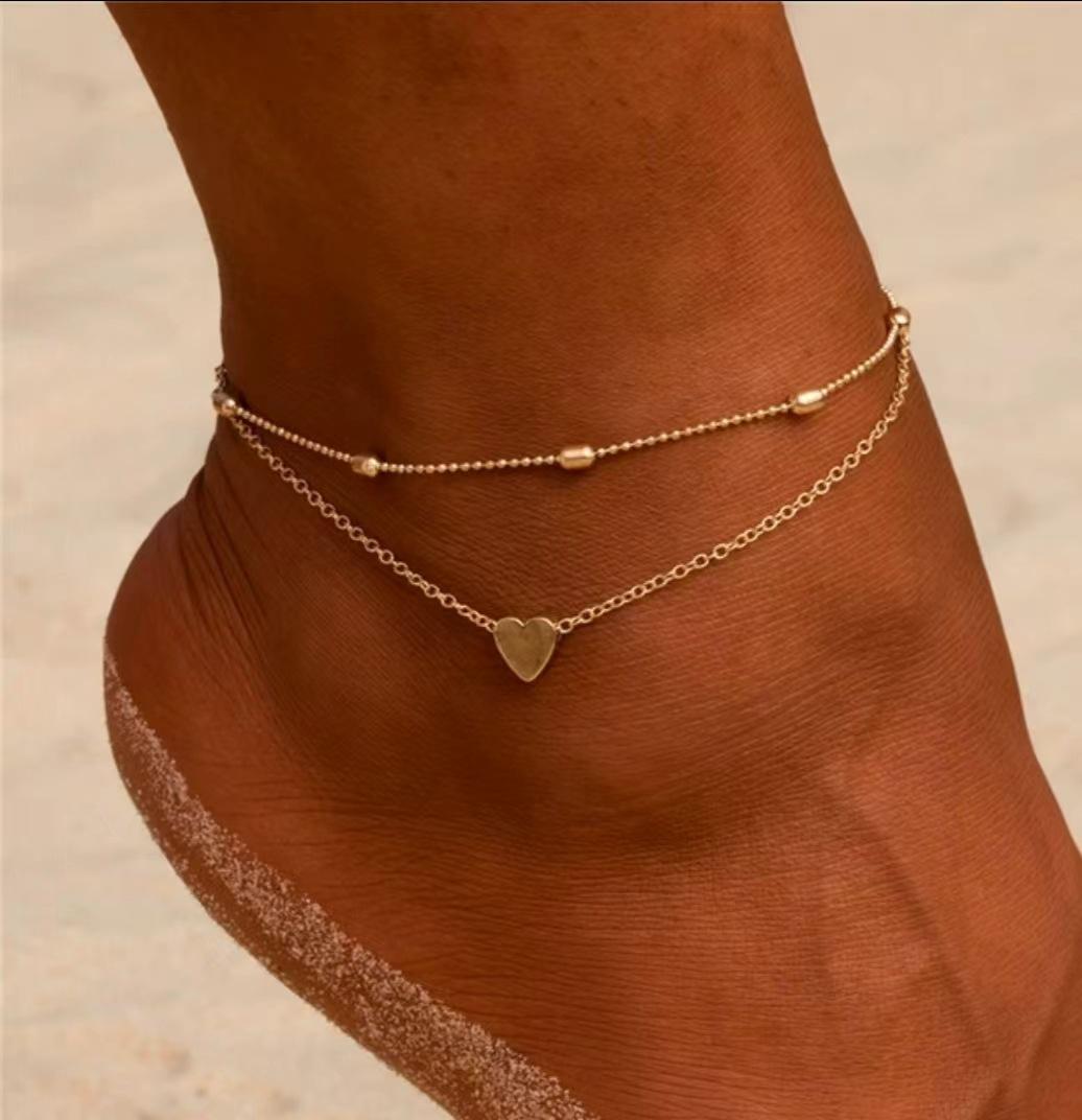 Love Oval Bead Chain Alloy Anklet - European & American Beach Fashion for Ladies золотой
Love Oval Bead Chain Alloy Anklet - European & American Beach Fashion for Ladies золотой