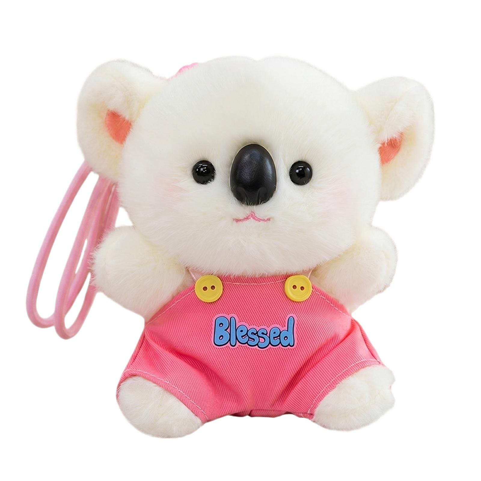 Soft Plush Koala Stuffed Animal Toy with Overalls Embroidered Text You Made My Day Stuffed Doll Hanging Decoration for Home Car Office One Size розовый
Soft Plush Koala Stuffed Animal Toy with Overalls Embroidered Text You Made My Day Stuffed Doll Hanging Decoration for Home Car Office One Size розовый