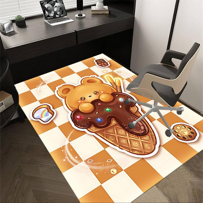 1PC Bear Ice Cream Non-Slip Floor Carpet Compatible for Office&Living Room&Bedroom&Dining room - Soft & Pattern-G0345 60cm by 90cm
1PC Bear Ice Cream Non-Slip Floor Carpet Compatible for Office&Living Room&Bedroom&Dining room - Soft & Pattern-G0345 60cm by 90cm