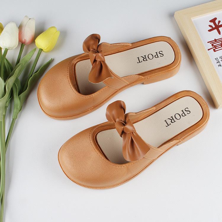 Fashion Flat bottomed women s casual and versatile fashionable bow bow toe half slippers for summer 2025 36
Fashion Flat bottomed women s casual and versatile fashionable bow bow toe half slippers for summer 2025 36