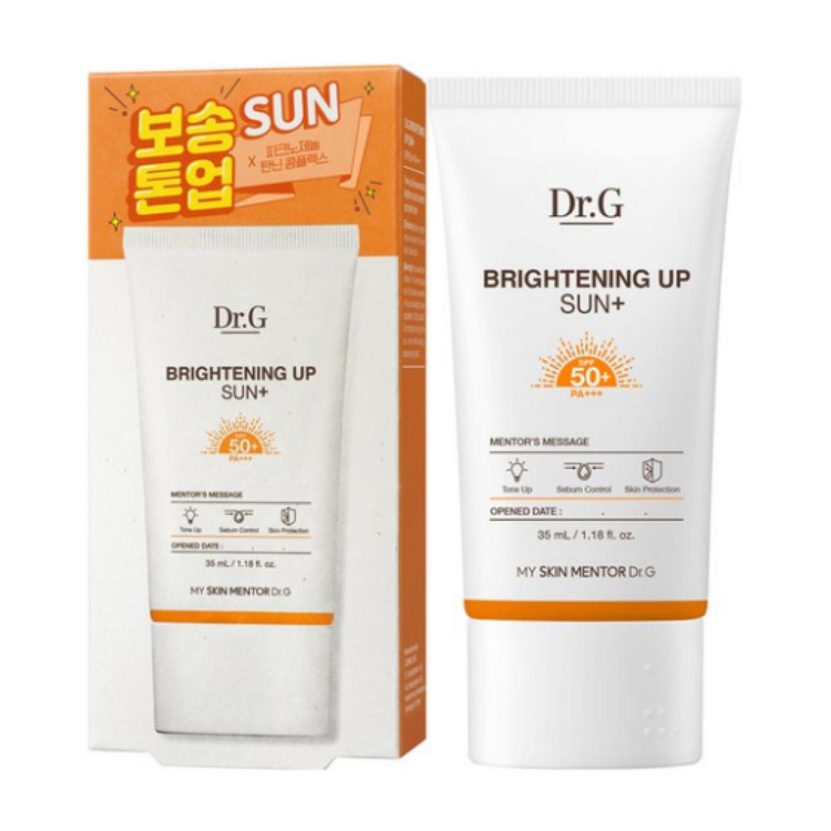 Dr.G Brightening Up Sun Plus — SPF50+ / PA+++, 35 мл, 1 шт.
Dr.G Brightening Up Sun Plus — SPF50+ / PA+++, 35 мл, 1 шт.