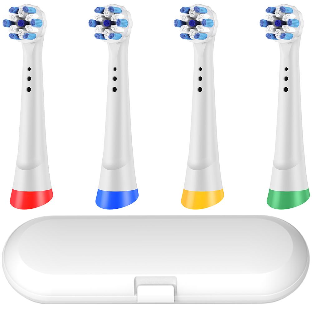 Portable Toothbrush Storage Box Travel Case & 4 Replacement Brush Heads, Compatible with Oral B iO Series Electric Toothbrushes
Portable Toothbrush Storage Box Travel Case & 4 Replacement Brush Heads, Compatible with Oral B iO Series Electric Toothbrushes