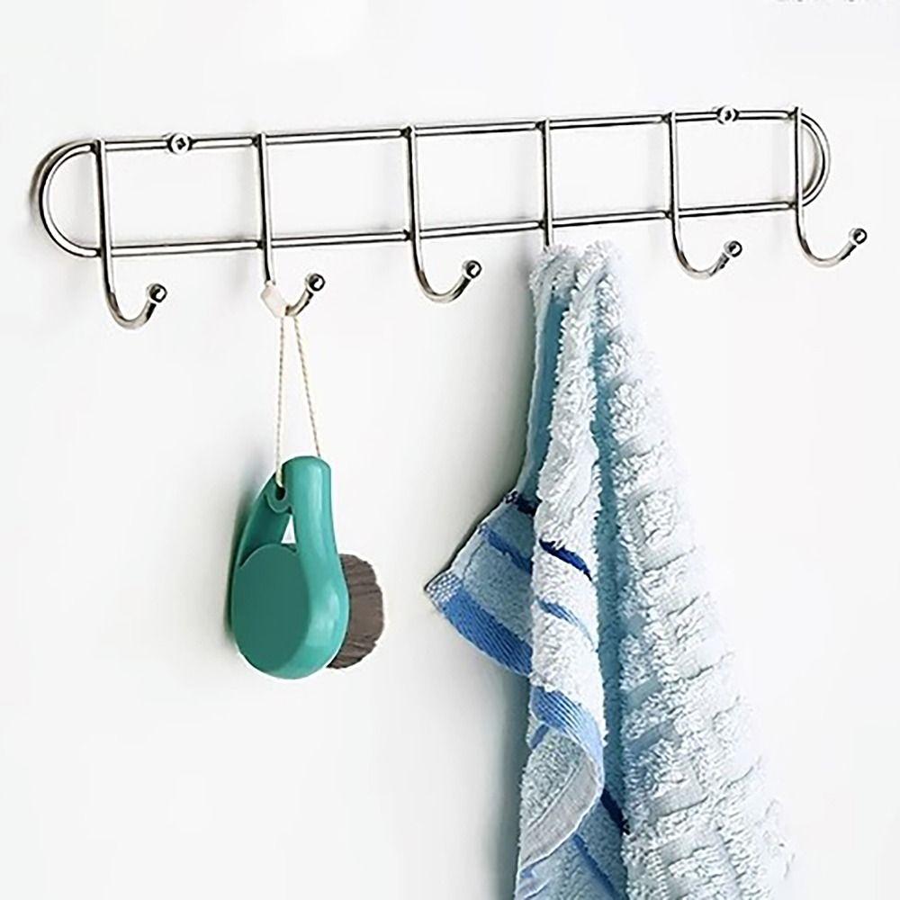Towel Hanger Wall Door Hook Wall Mounted Hanger Hook Durable Door Rear Rack for Home Kitchen 6 Hooks-BLACK
Towel Hanger Wall Door Hook Wall Mounted Hanger Hook Durable Door Rear Rack for Home Kitchen 6 Hooks-BLACK