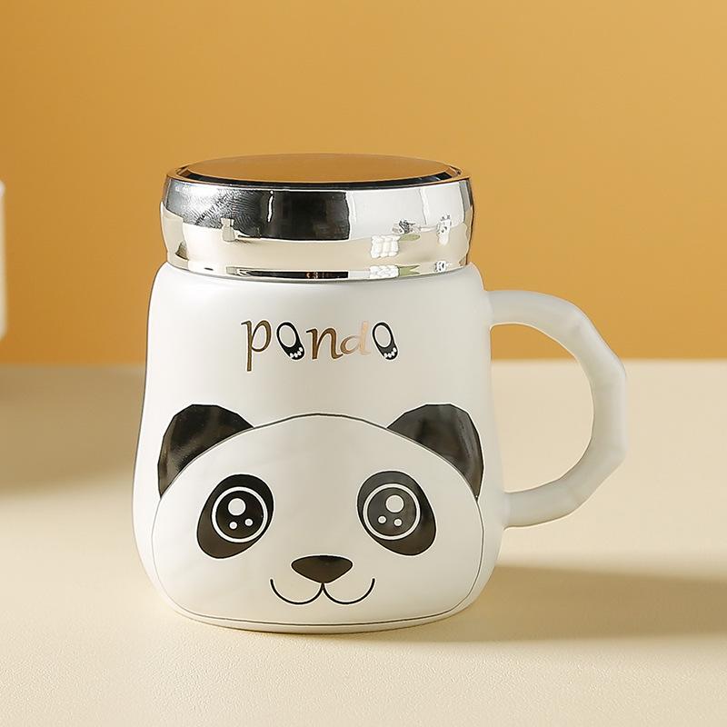 Cartoon Cute Relief Giant Panda Mirror Ceramic Cup Girls Drinking Cup with Lid Large Capacity Mug Office Cup 500ml
Cartoon Cute Relief Giant Panda Mirror Ceramic Cup Girls Drinking Cup with Lid Large Capacity Mug Office Cup 500ml