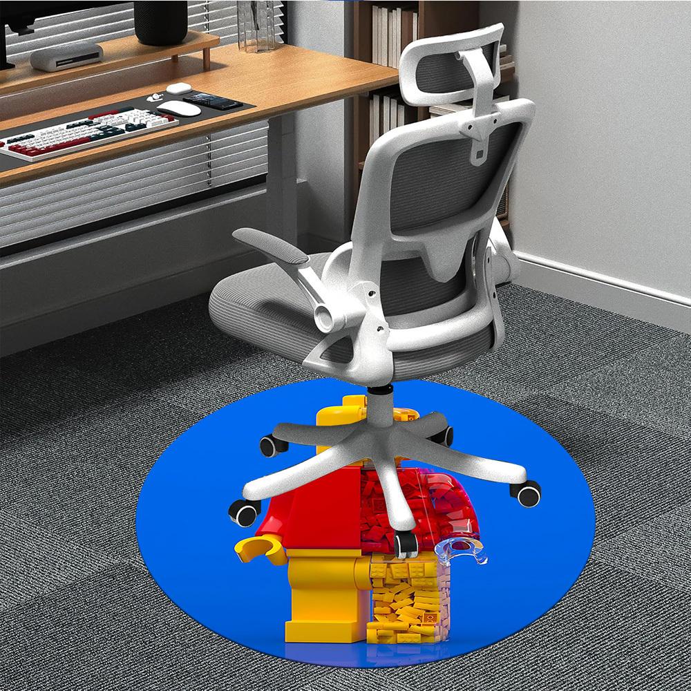 1pc Lego Blocks Office Round Area Rug, Under Office Chairs Bedroom Living Room Home Decor a1022398 80cm by 80cm
1pc Lego Blocks Office Round Area Rug, Under Office Chairs Bedroom Living Room Home Decor a1022398 80cm by 80cm