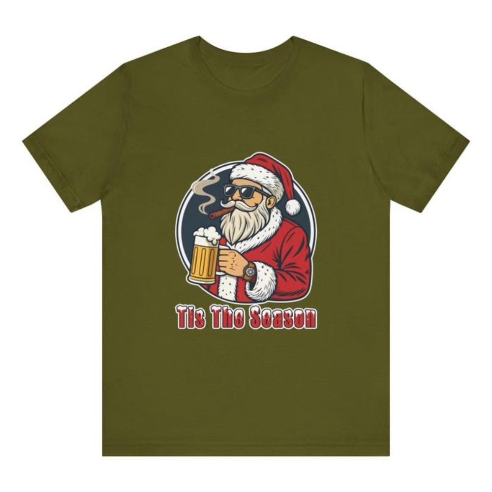 Funny Santa Beer TShirt Tis The Season Christmas Graphic T Shirts Woman Man New Year Xmas Cotton Shortsleev Vintage Festival 4XL
Funny Santa Beer TShirt Tis The Season Christmas Graphic T Shirts Woman Man New Year Xmas Cotton Shortsleev Vintage Festival 4XL