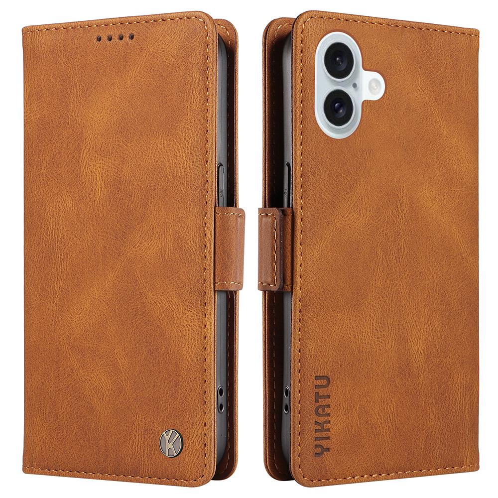 For iPhone 16 Plus Case Wallet Leather Phone Cover Brown
For iPhone 16 Plus Case Wallet Leather Phone Cover Brown