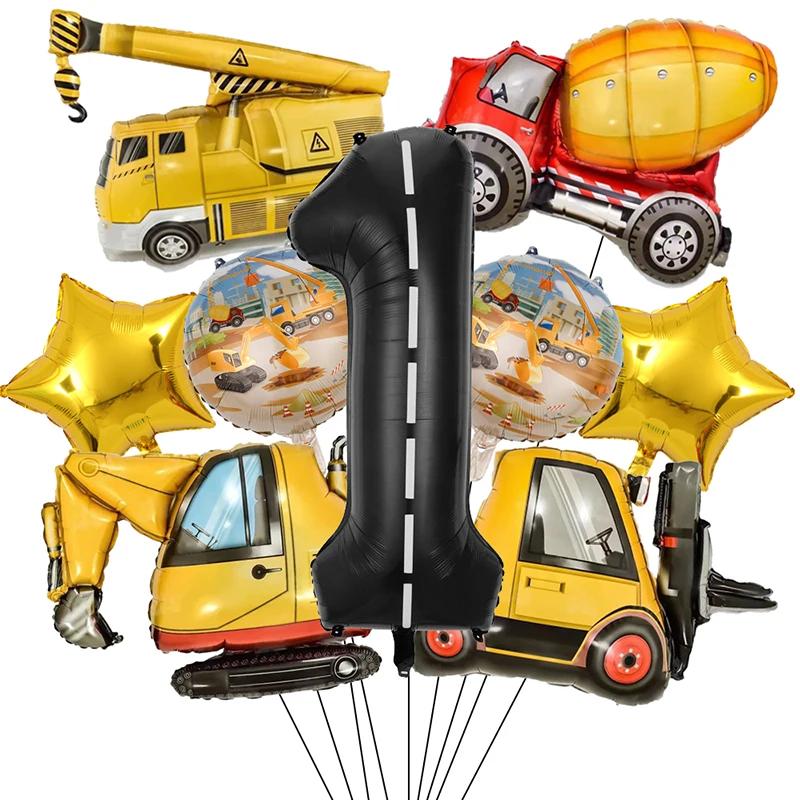 9 pcs 1set Engineering Theme Foil Balloons With 40Inch Number Birthday Party Ballon Construction Vehicle Tractor Car Balloons Number&40inch
9 pcs 1set Engineering Theme Foil Balloons With 40Inch Number Birthday Party Ballon Construction Vehicle Tractor Car Balloons Number&40inch