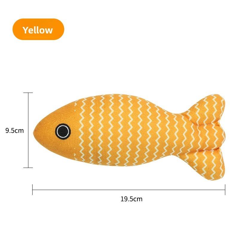 Simulated Fish, Cat Toys, Plush Canvas Toys, Catnip, Cat Teasing Toys, Linen, Durable and Tear-resistant Pet Supplies Yellow - Printed style
Simulated Fish, Cat Toys, Plush Canvas Toys, Catnip, Cat Teasing Toys, Linen, Durable and Tear-resistant Pet Supplies Yellow - Printed style
