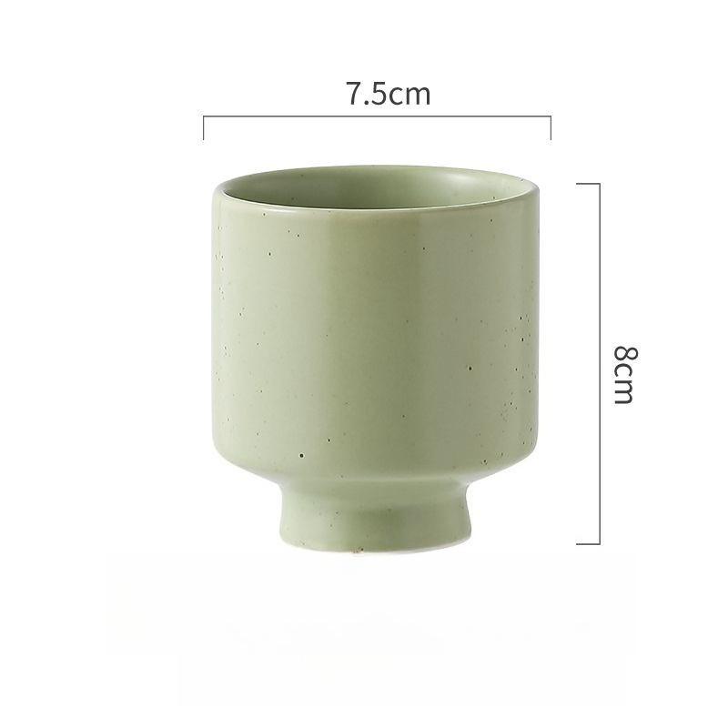 BEPAN 1PC Aromatherapy Candle Cup High Foot Tea Set Ceramic Sake Cup Japanese Style Drinkware for Home and Commercial Use 200ml зелёный
BEPAN 1PC Aromatherapy Candle Cup High Foot Tea Set Ceramic Sake Cup Japanese Style Drinkware for Home and Commercial Use 200ml зелёный