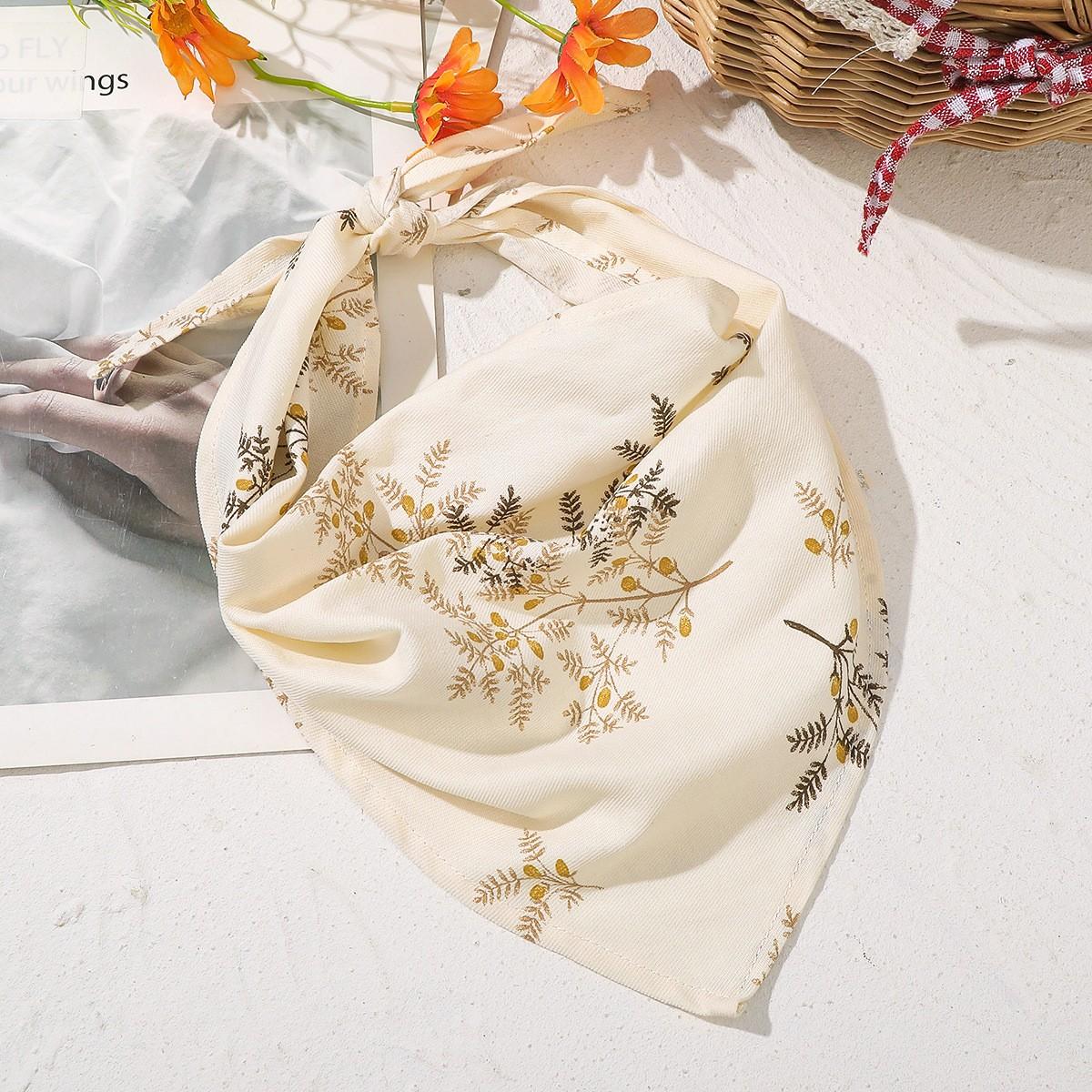 Vintage Style Triangle Scarf with Leaf and Branch Pattern Soft Lightweight Fabric Suitable for Various Uses and Comfortable Fit One Size бежевий
Vintage Style Triangle Scarf with Leaf and Branch Pattern Soft Lightweight Fabric Suitable for Various Uses and Comfortable Fit One Size бежевий