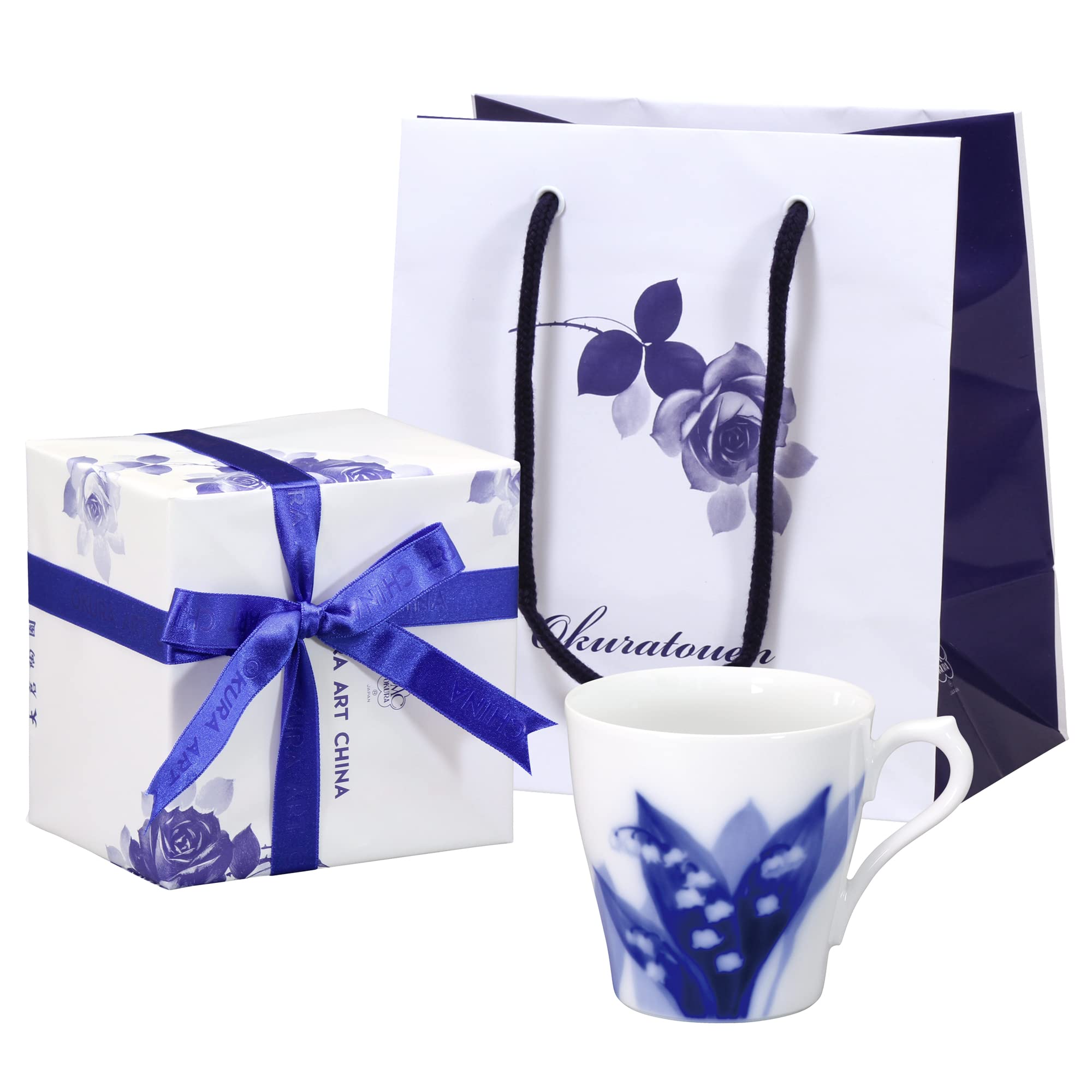 Okura Art Pottery Lily of the Valley Mug, Coffee/Tea, Approx. 330cc, Microwave and Dishwasher Safe, Made in Japan, 114C/B033-RB
Okura Art Pottery Lily of the Valley Mug, Coffee/Tea, Approx. 330cc, Microwave and Dishwasher Safe, Made in Japan, 114C/B033-RB