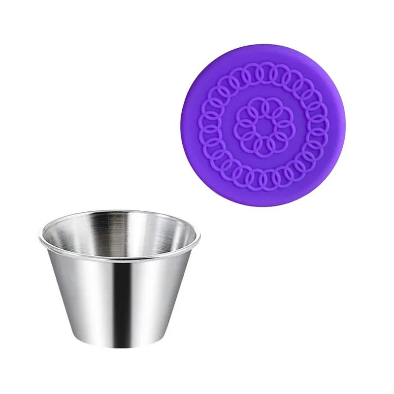 2.5Oz Condiment Containers with Lids, Stainless Steel Salad Sauce Dressing Container Cup - Kitchen Tools фіолетовий
2.5Oz Condiment Containers with Lids, Stainless Steel Salad Sauce Dressing Container Cup - Kitchen Tools фіолетовий