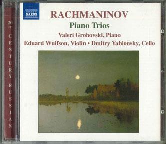 CD VALERY GROCHOWSKI - Rachmaninoff Piano Trio No.1 & No.2 8557423 NAXOS 2006 Japan Classical Used
CD VALERY GROCHOWSKI - Rachmaninoff Piano Trio No.1 & No.2 8557423 NAXOS 2006 Japan Classical Used