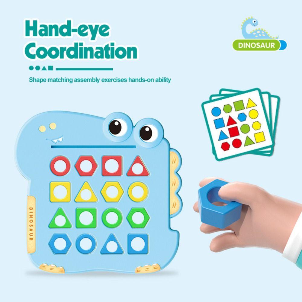 Dinosaur Pairs Interactive Board Game Color Sensory Educational Toy Logic Toy 1pc Green
Dinosaur Pairs Interactive Board Game Color Sensory Educational Toy Logic Toy 1pc Green