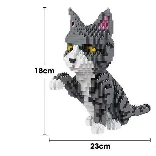 3D Таббі Кіт Мікро-алмазні Будівельні Блоки Дрібні Частинки Кіт Каліко Цегляні Іграшки Дитячі Подарунки на День Народження Домашня Прикраса
3D Таббі Кіт Мікро-алмазні Будівельні Блоки Дрібні Частинки Кіт Каліко Цегляні Іграшки Дитячі Подарунки на День Народження Домашня Прикраса