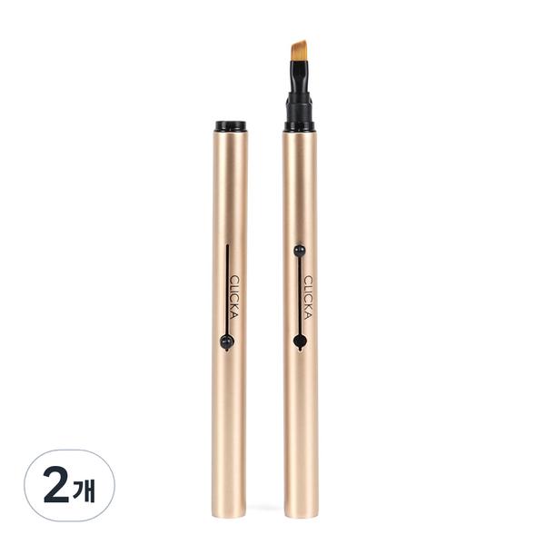 CLICA Autocap Makeup Eyebrow Brush LM502, 2 pieces, champagne gold, the most popular beauty accessory in Korea
CLICA Autocap Makeup Eyebrow Brush LM502, 2 pieces, champagne gold, the most popular beauty accessory in Korea