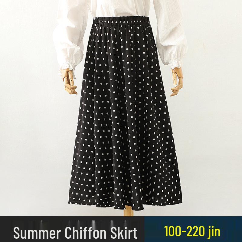 Plus Size Designer High-Waist Polka Dot A-line Skirt for Women (200 Jin) XL синій
Plus Size Designer High-Waist Polka Dot A-line Skirt for Women (200 Jin) XL синій