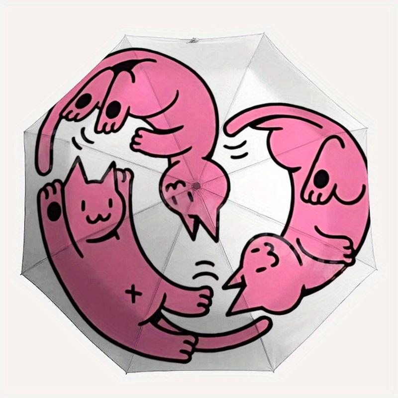 1pc Pink Cats Heart, Automatic Opening/closing umbrella, Reinforced 8-Rib Construction, Compact Travel Umbrella yy250808125
1pc Pink Cats Heart, Automatic Opening/closing umbrella, Reinforced 8-Rib Construction, Compact Travel Umbrella yy250808125
