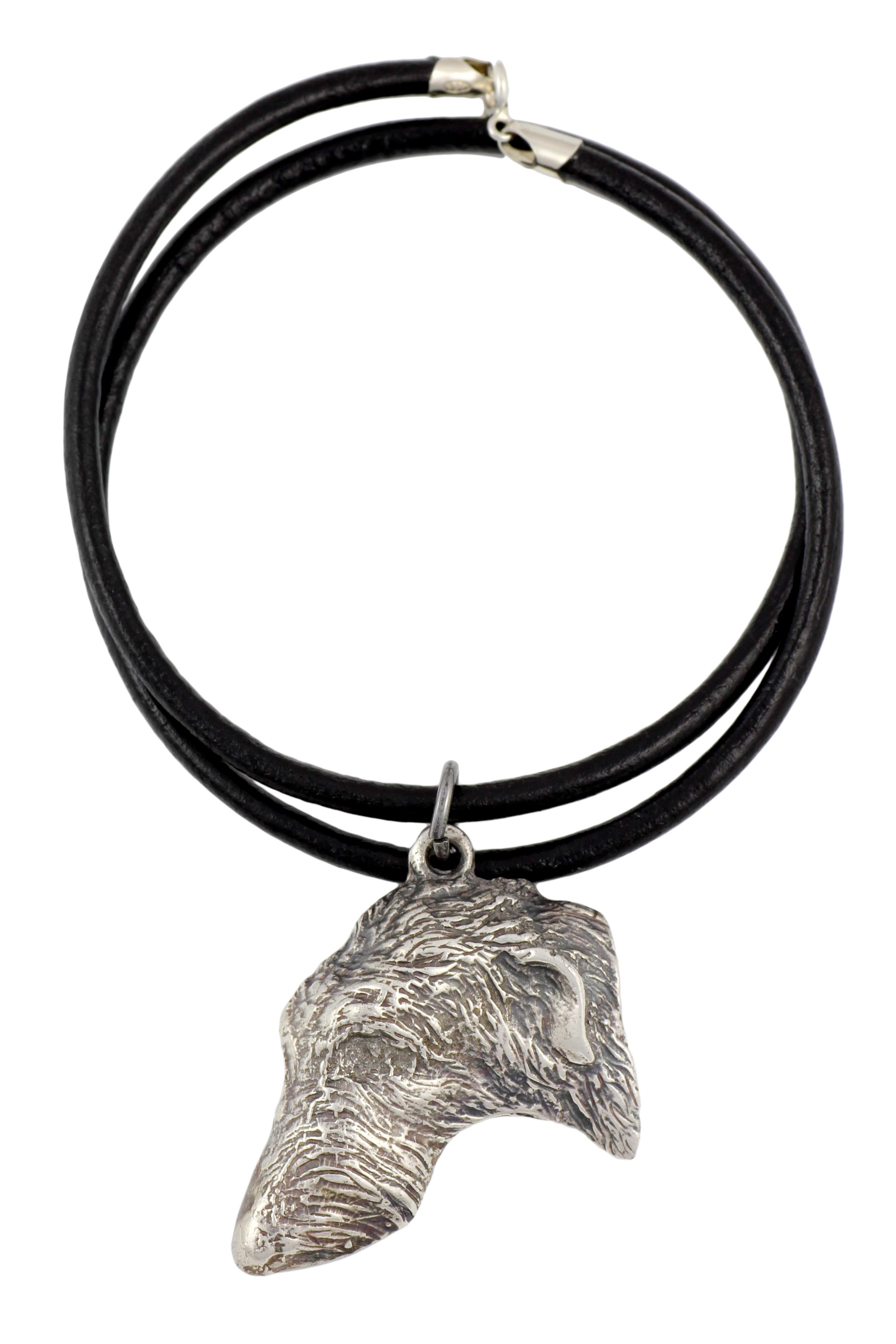 Deerhound, Scottish Deerhound - Necklace with dog, silver-plated pendant for dog fan, unique jewelry by Art-Dog brand срібний
Deerhound, Scottish Deerhound - Necklace with dog, silver-plated pendant for dog fan, unique jewelry by Art-Dog brand срібний