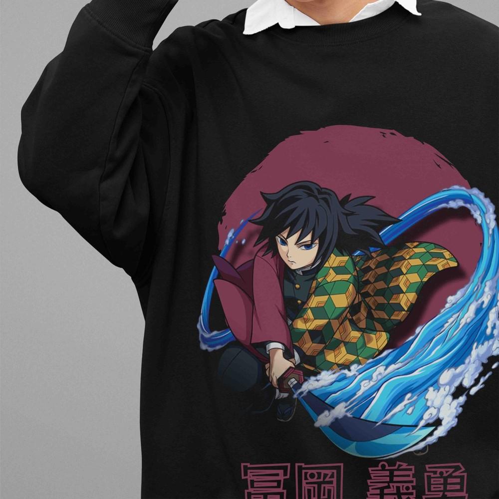 Demon Slayer Sweatshirt Tomioka Giyu Sweater KNY Tanjiro Zenitsu Unisex Pull S
Demon Slayer Sweatshirt Tomioka Giyu Sweater KNY Tanjiro Zenitsu Unisex Pull S